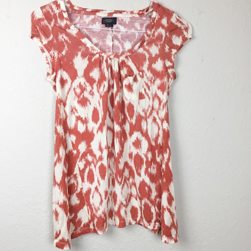Anthropologie Deletta Ikat Breeze Tee Size XS